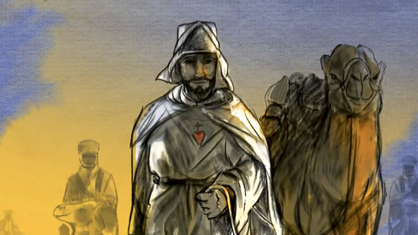 Réservée aux jeunes présents au Rosaire, un film sur la conversion de Charles de Foucauld
