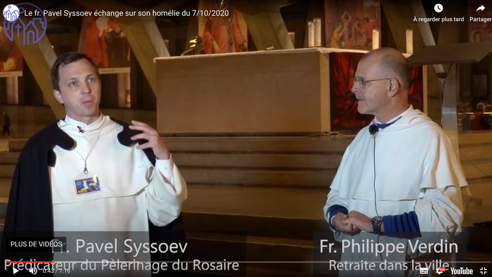 LES INTERVIEWS DU FR. PHILIPPE VERDIN POUR RETRAITE DANS LA VILLE