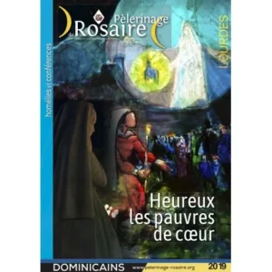 Affiche du pèlerinage du Rosaire à Lourdes en 2019