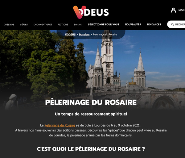 LES DOCUMENTAIRES ET LIVE DU JOUR DU SEIGNEUR