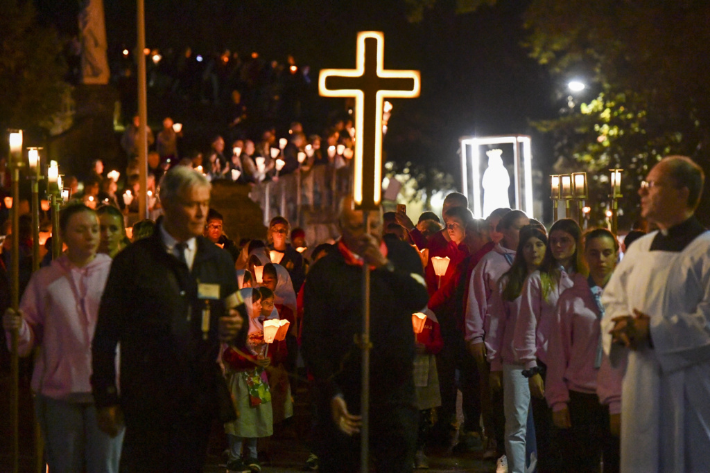 Procession mariale aux flambeaux du Pèlerinage du Rosaire