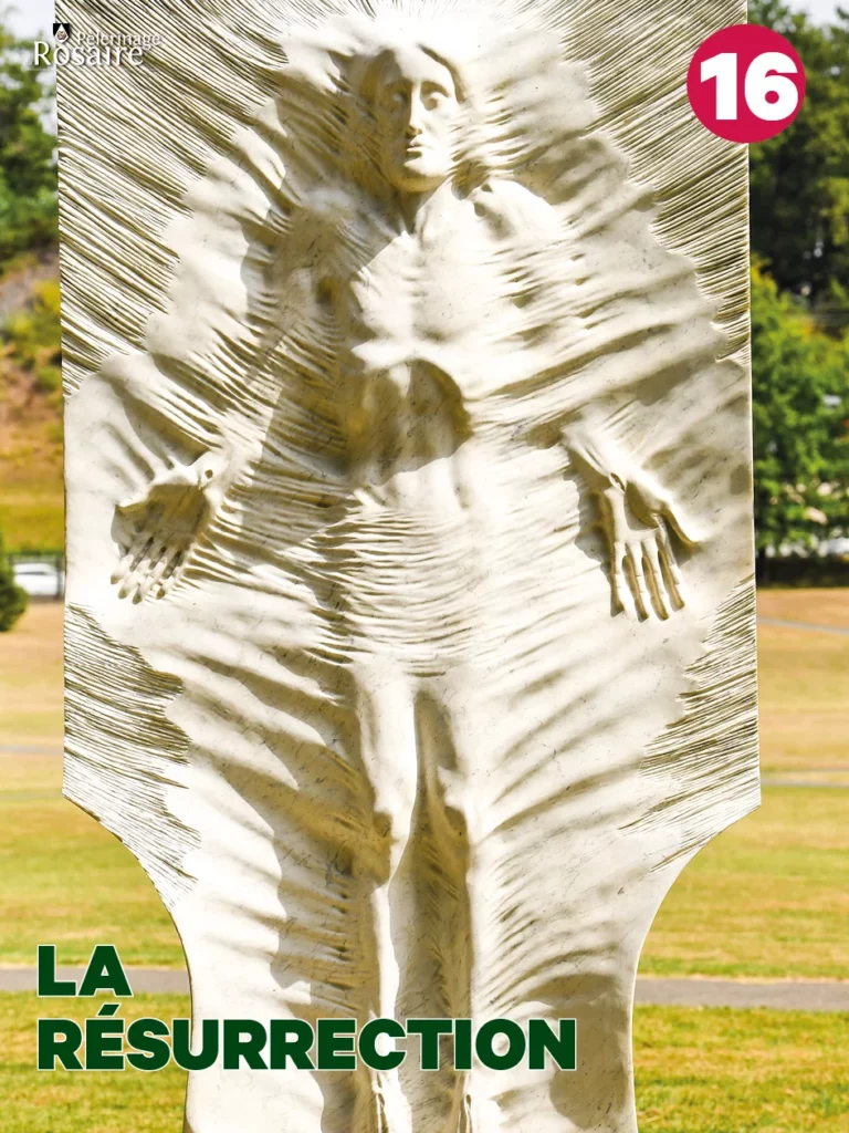 Statue de la Résurrection au Pèlerinage du Rosaire