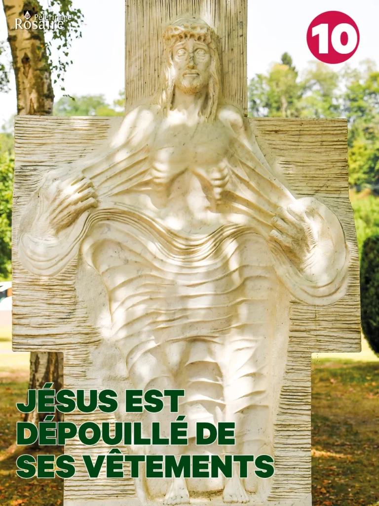 pelerinage rosaire lourdes dominicains servir pelerinsstatue jesus religion
